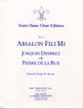 Absalon Fili Mi ATBB choral sheet music cover